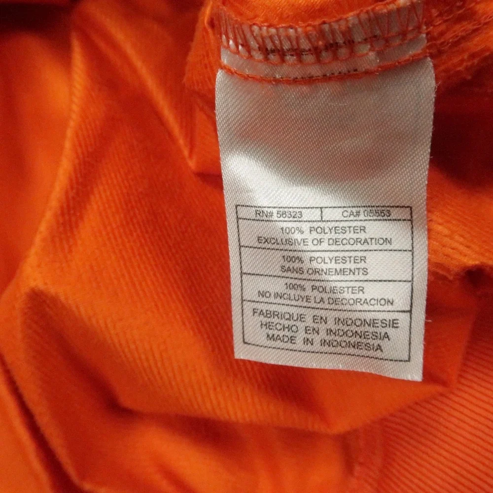 Clemson‎ Tigers Pullover Mens Medium Orange Nike Lightweight Clima Fit  VTG